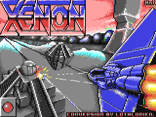 Xenon title screen for Commodore 64